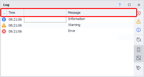 headers appearing